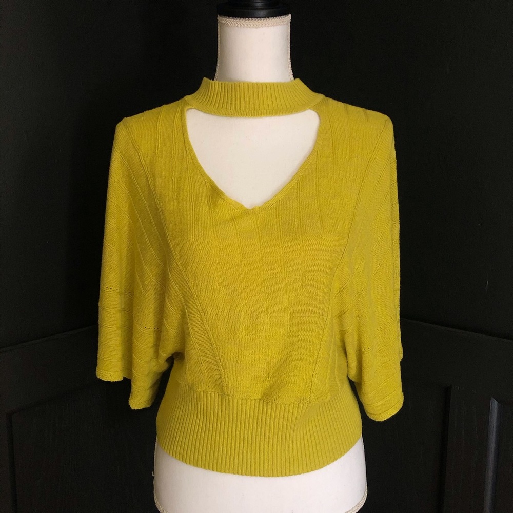 Anthropologie/Knitted & Knotted/Kimono Sleeve Top